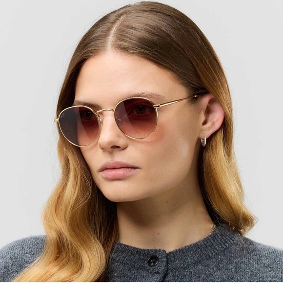 Kapten & Son wire framed sunglasses: London Gold Black Tint Unisex - Picture 3 of 7